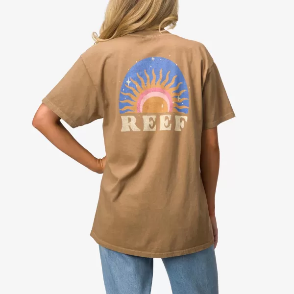 imageREEF Womens Relaxed Fit TeesLead Grey Ali