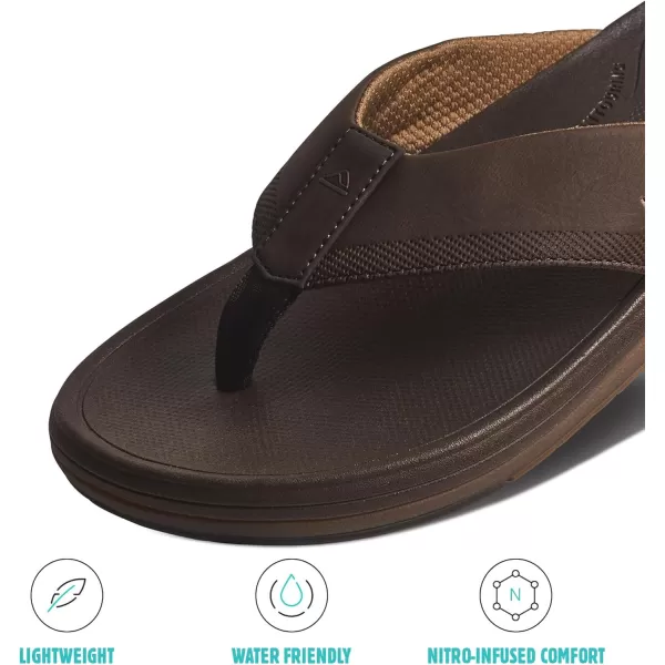 imageReef Mens Cushion Norte SandalDark Brown