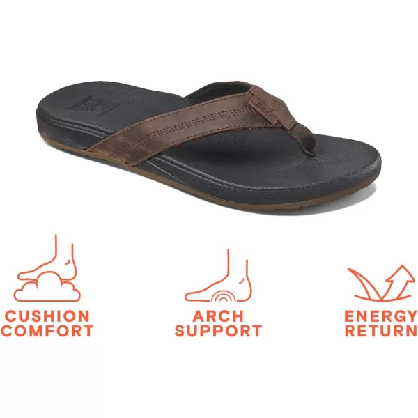 imageReef Mens Cushion Phantom LeBlackBrown