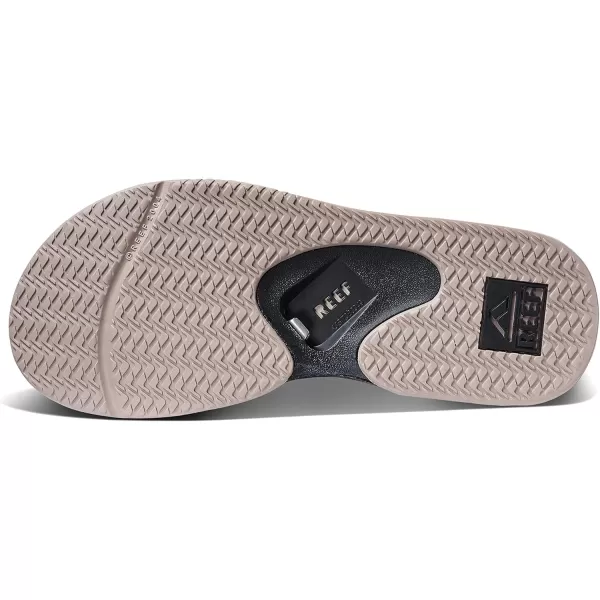 imageReef Mens Fanning Baja Bottle Opener SandalBlackTanReflect