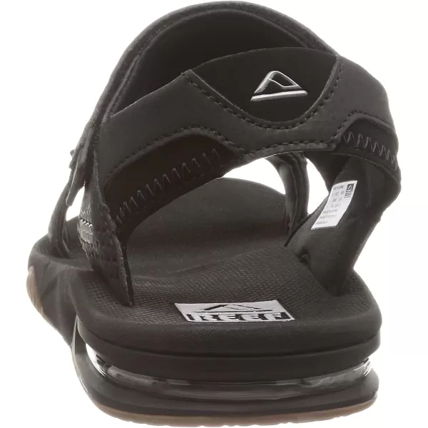 imageReef Mens Fanning Baja Bottle Opener SandalMulticolor BlackSilver