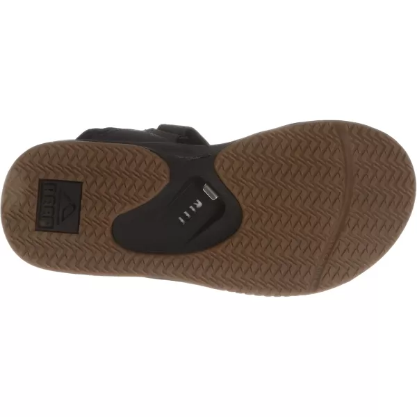 imageReef Mens Fanning Baja Bottle Opener SandalMulticolor BlackSilver