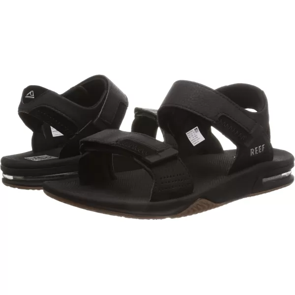 imageReef Mens Fanning Baja Bottle Opener SandalMulticolor BlackSilver
