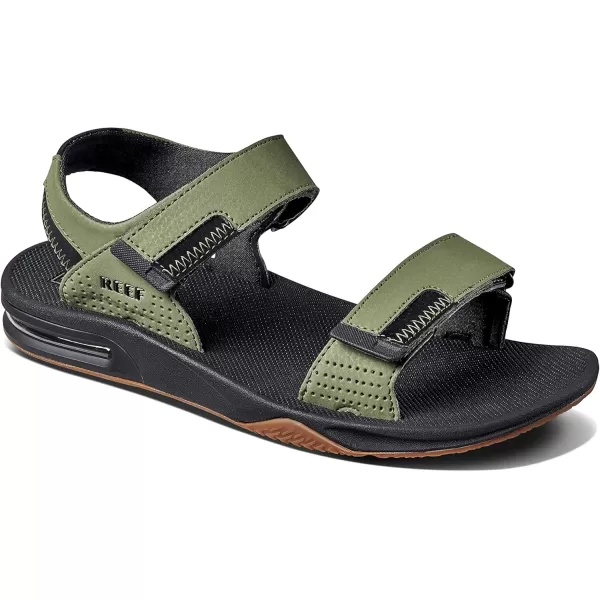 imageReef Mens Fanning Baja Bottle Opener SandalOlive Gum