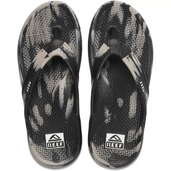 imageReef Mens Oasis SandalBlackTaupe Marble