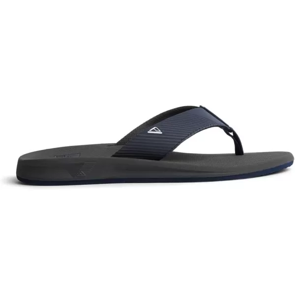 imageReef Mens Phantom Ii FlipFlopGreyNavy