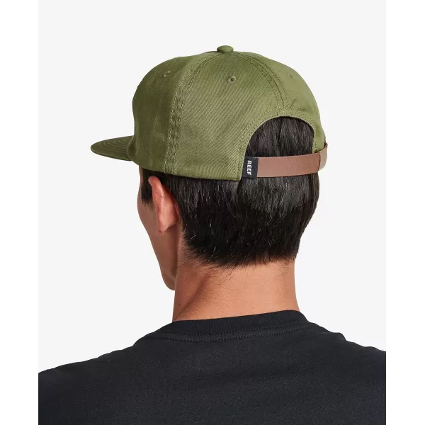 imageReef Mens Strapback Everyday HatsAvocado Hale Flat Bill