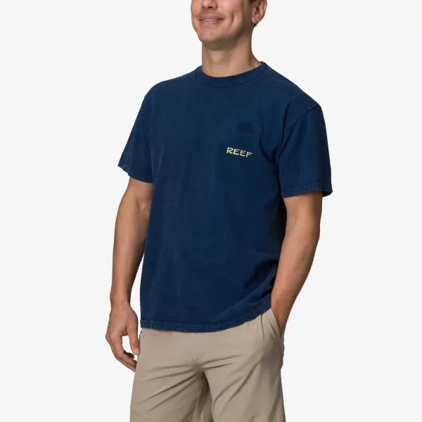 imageReef Mens Tie Dye Graphic Short Sleeve TeeInsigna Blue Serpsup
