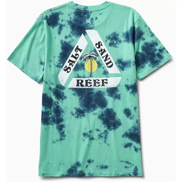 imageReef Mens Tie Dye Graphic Short Sleeve TeeSchmoeBlue Block Ice