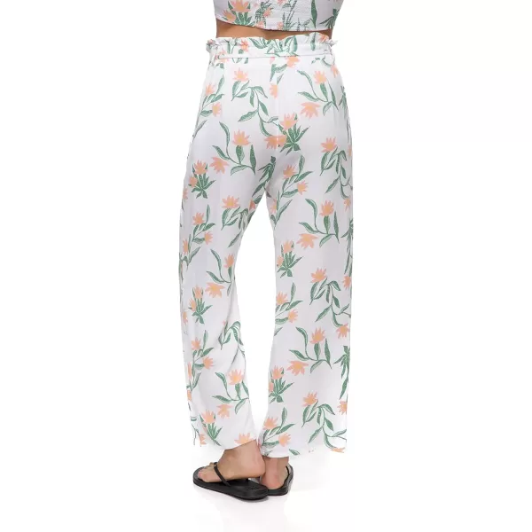 imageReef Womens Wide Leg PantsBright White Hope Paperbag