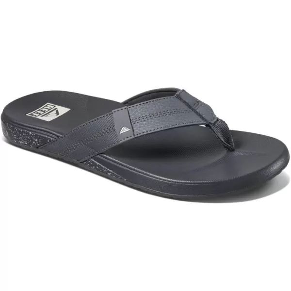 imageREEF Cushion Phantom Mens Flip Flop Ultra Soft Cushion FootbedDark Grey