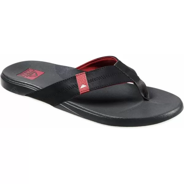 imageREEF Cushion Phantom Mens Flip Flop Ultra Soft Cushion FootbedRedRaven