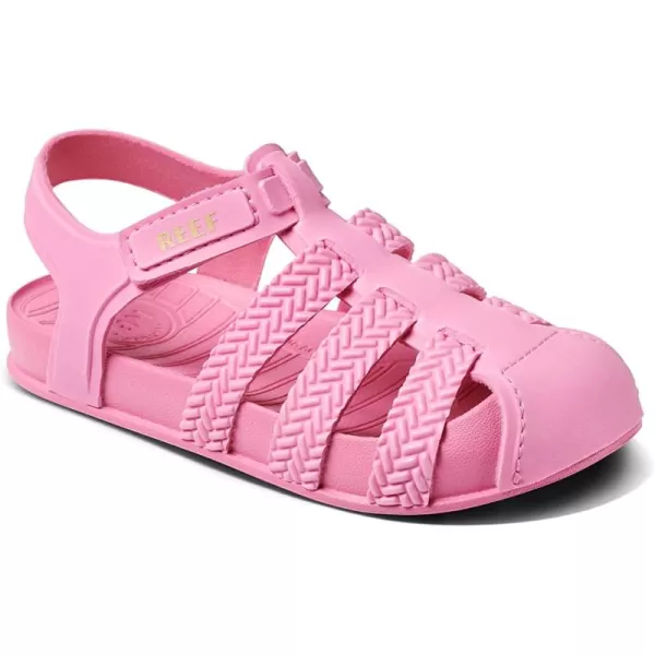 imageREEF Kids Water Beachy UnisexChild Fisherman Sandal Water Friendly Adjustable Velcro Strap Closed ToeMalibu