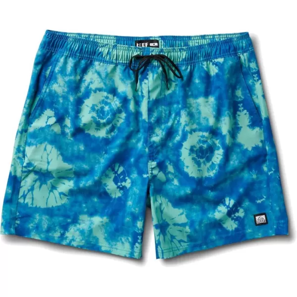 imageREEF Mens 17quot Elastic Waist ShortBobLapis