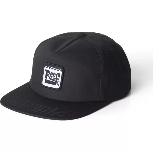 imageREEF Mens Flat Bill Everyday Casual HatCaviar Stafford Ripstop