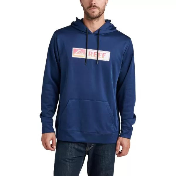 imageREEF Mens Fleece HoodieLucis TechDress Blue