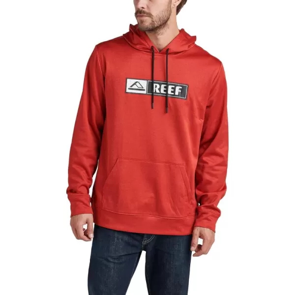 imageREEF Mens Fleece HoodieLucis TechRed Heather