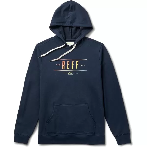 imageREEF Mens Long Sleeve Graphic TeeNavy Varerio