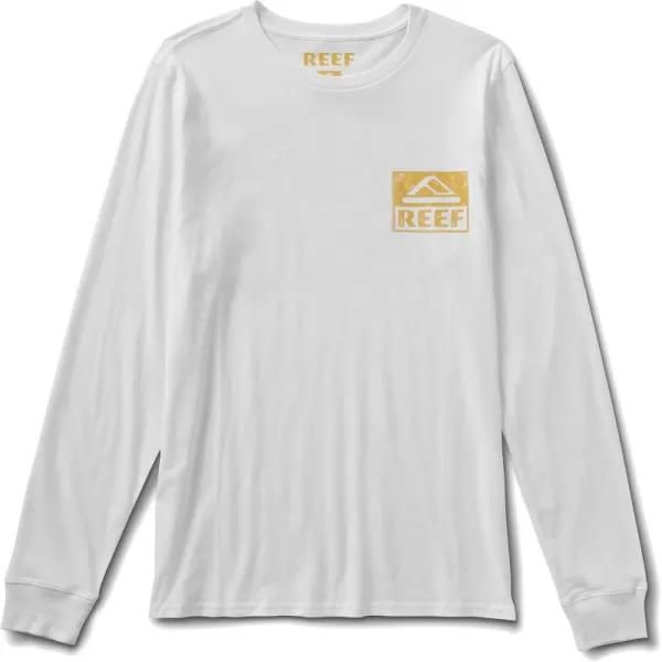 imageREEF Mens Long Sleeve Graphic TeeWellieMarshmallow