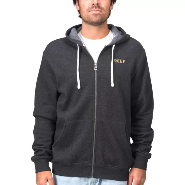 imageREEF Mens Zip Up HoodieCaviar Wellie Too