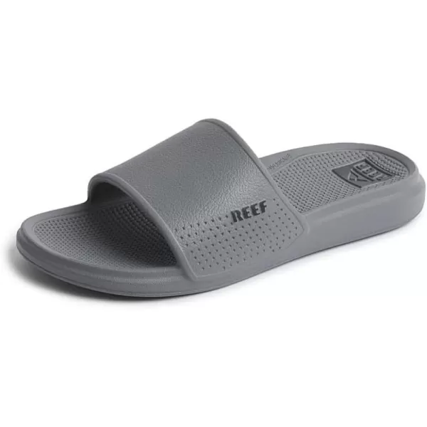 imageREEF Oasis Slide Waterproof Sandal Lightweight and Flexible Beach Slide SandalGrey