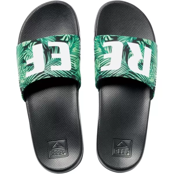imageREEF One Slide Mens Sandal Lightweight ampamp Water FriendlyGreen Palm