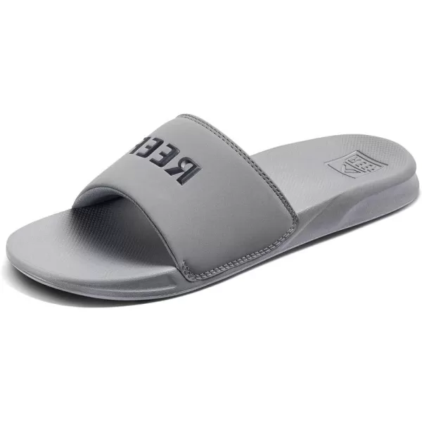 imageREEF One Slide Mens Sandal Lightweight ampamp Water FriendlyGreyGrey Reef