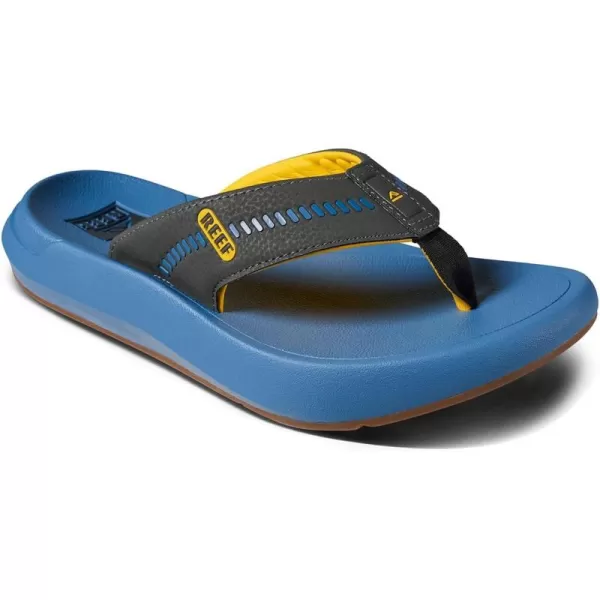 imageREEF Swellsole Cruiser Mens Recovery Flip Flop Enhanced Arch Support Water FriendlyYellowBlackBlue