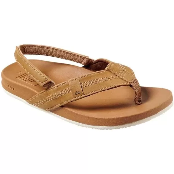 imageREEF ToddlerLittle Kid Cushion Phantom Flip Flop Ultra Soft Cushion Footbed BackstrapTan