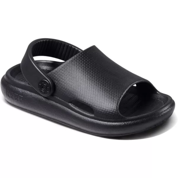 imageREEF ToddlerLittle Kid Rio Slide Sandal Super Soft Molded EVA Footbed Lightweight Water Friendly BackstrapBlack