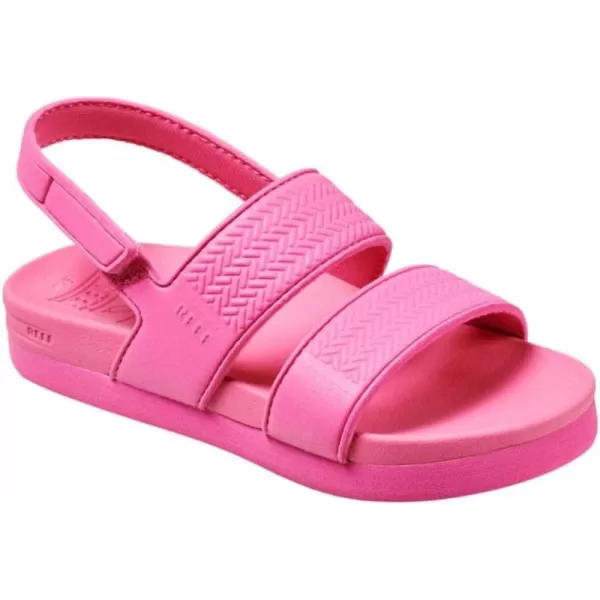 imageREEF ToddlerLittle Kid Water Vista Platform Sandal Water Friendly Adjustable Velcro StrapPink