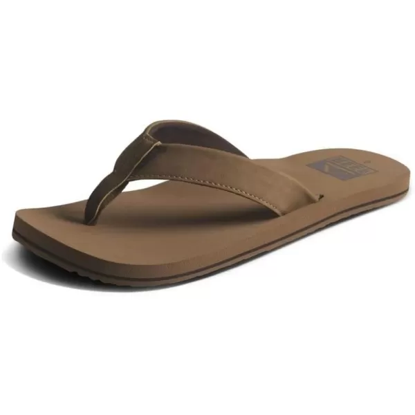 imageREEF Twinpin Mens Beach Flip Flop Soft Cushion Footbed Water FriendlySandstone