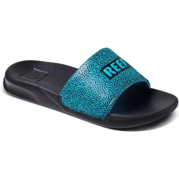 imageREEF UnisexChild Kids One Slide SandalBlue Coral