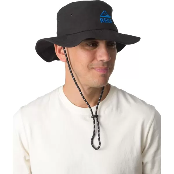 imageReef Mens Downpour Straw HatCaviar Sammy Sun