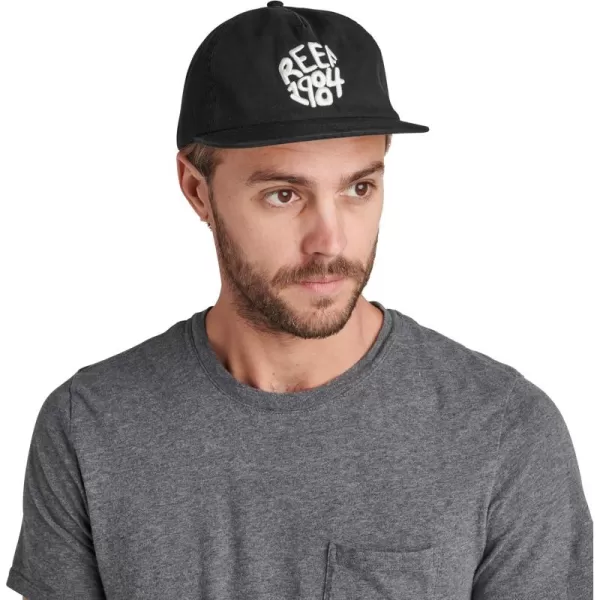 imageReef Mens Strapback Everyday HatsHale Flat BillCaviar
