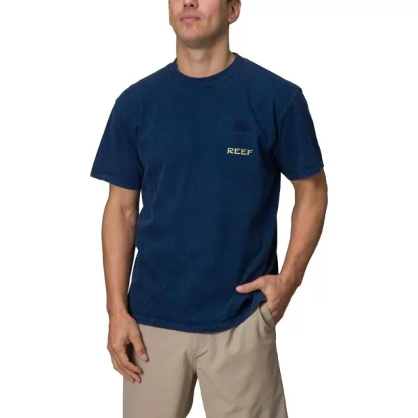 imageReef Mens Tie Dye Graphic Short Sleeve TeeInsigna Blue Serpsup
