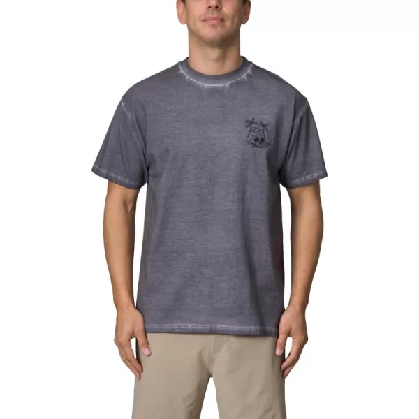 imageReef Mens Tie Dye Graphic Short Sleeve TeeQuiet Shade Gre Tour Graphic