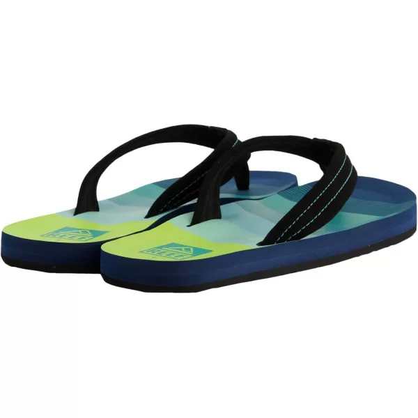 imageREEF UnisexChild Kids Ahi FlipFlopAquaGreen