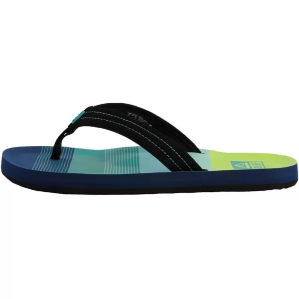 imageREEF UnisexChild Kids Ahi FlipFlopAquaGreen