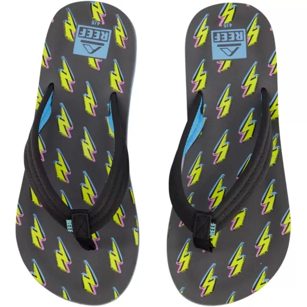 imageREEF UnisexChild Kids Ahi FlipFlopBolt Up