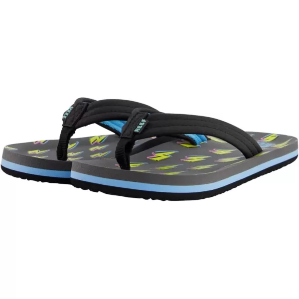 imageREEF UnisexChild Kids Ahi FlipFlopBolt Up
