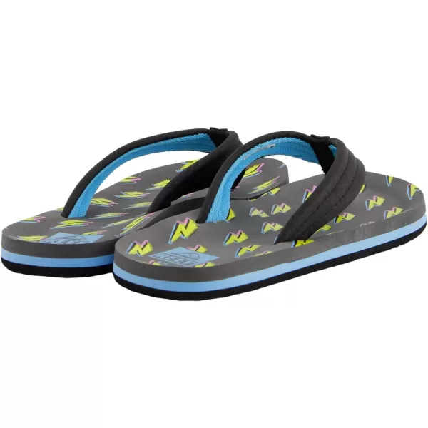 imageREEF UnisexChild Kids Ahi FlipFlopBolt Up