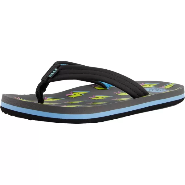 imageREEF UnisexChild Kids Ahi FlipFlopBolt Up