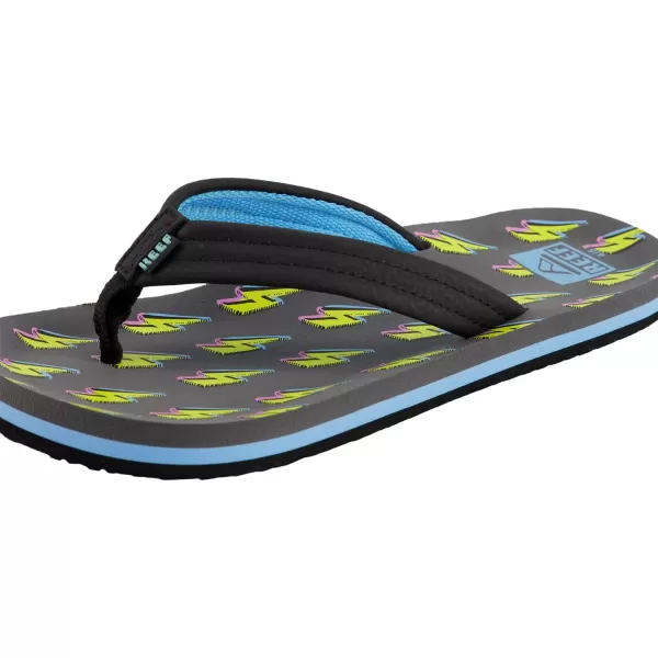 imageREEF UnisexChild Kids Ahi FlipFlopBolt Up