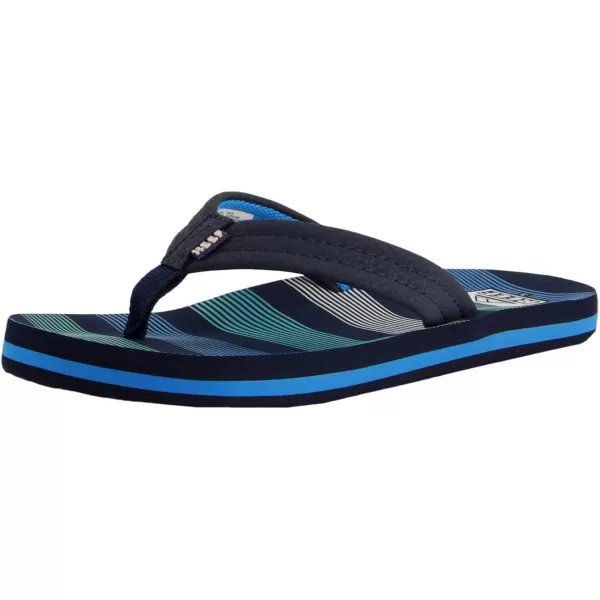 imageREEF UnisexChild Kids Ahi FlipFlopDeep Sea Stripes