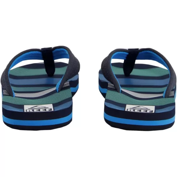 imageREEF UnisexChild Kids Ahi FlipFlopDeep Sea Stripes