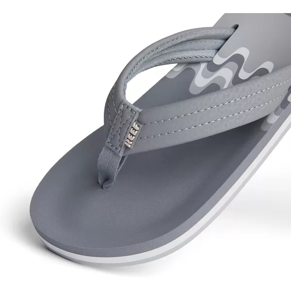 imageREEF UnisexChild Kids Ahi FlipFlopGroovy Grey