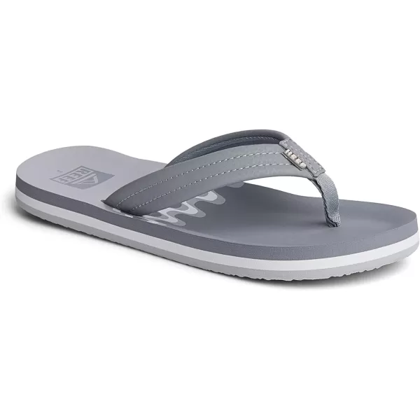 imageREEF UnisexChild Kids Ahi FlipFlopGroovy Grey