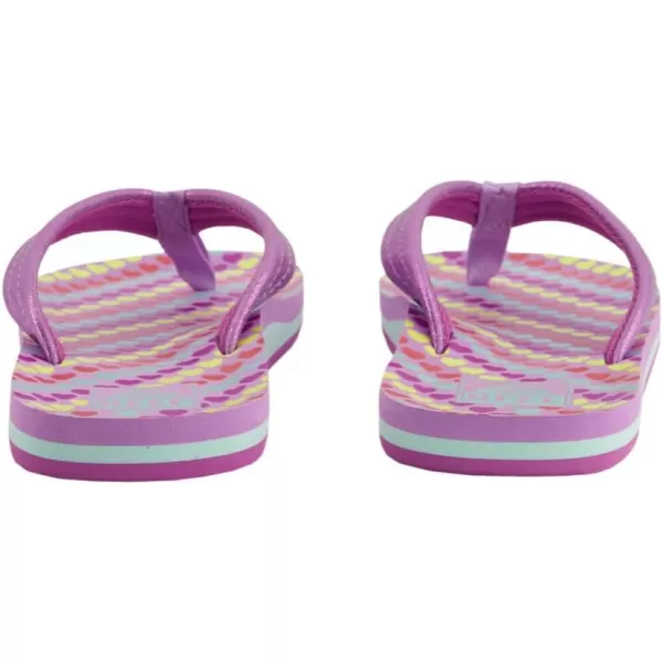 imageREEF UnisexChild Kids Ahi FlipFlopLavender Hearts