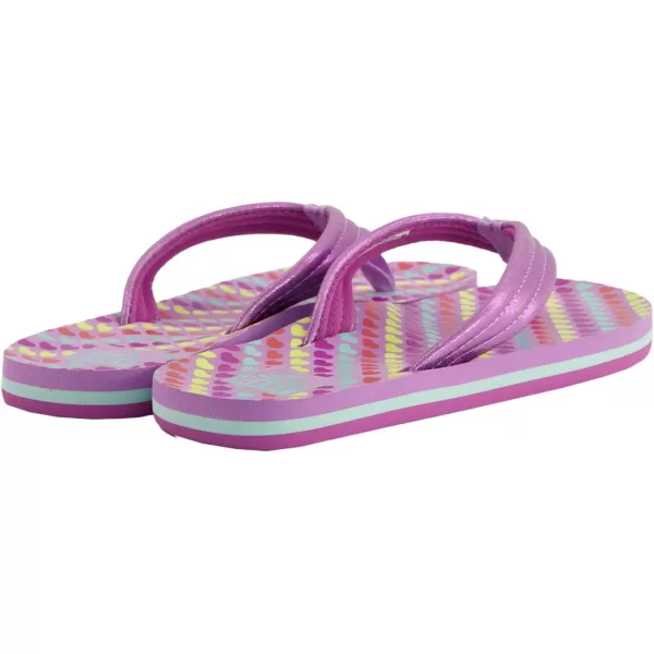 imageREEF UnisexChild Kids Ahi FlipFlopLavender Hearts